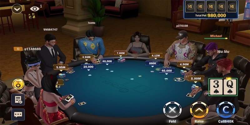 Poker là game bài 3D 8KBET được ưa chuộng hiện nay